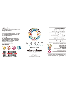 Array Chocolate Tincture_CBDee