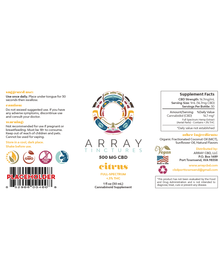 Array Citrus Tincture_CBDee