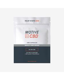 Motive Muscle and Joint Support CBD Capsules 100mg