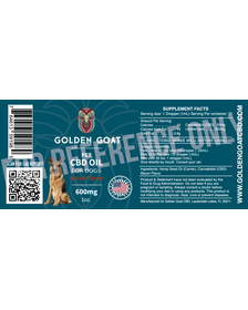 Golden Goat CBD Hemp Oil for Dogs, Bacon Flavor – 600mg_CBDee