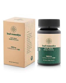 Leaf Remedys 1500mg CBD Soft Gels Sleep formula_CBDee