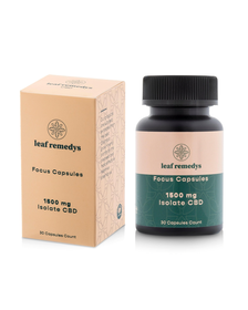 Leaf Remedys 1500mg CBD Soft Gels Focus formula_CBDee