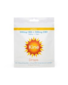 Kine Lemon CBG/CBD Drops 1:1 Ratios - 1000mg_CBDee