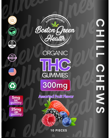 Boston Green Health THC|CBD Chill Chews 300mg_CBDee