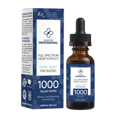 1000mg Full Spectrum Tincture PM Blend - Cool Mint_CBDee