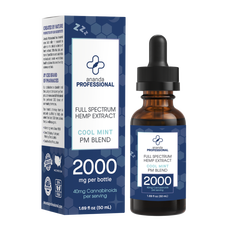 2000mg Full Spectrum Tincture PM Blend - Cool Mint_CBDee