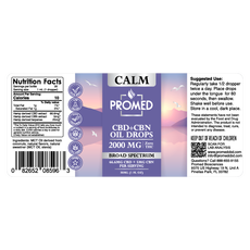 Calm CBD Oil Drops for Anxiety Support - 2000mg_CBDee