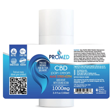 CBD Topical Cream 1000mg THC Free_CBDee