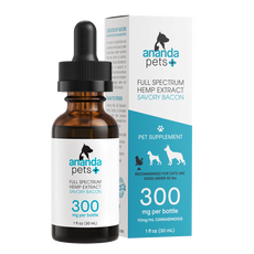 Ananda Pets 300mg Tincture - Bacon_CBDee
