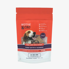 Motive Mini CBD Dog Bones - Peanut Butter and Blueberry_CBDee