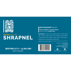 Fizzing Bath Salts Shrapnel Bedtime Blend with CBD_CBDee