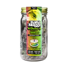 Koko Nuggz D8 THC Cereal Treats 500MG – Birthday Cake_CBDee
