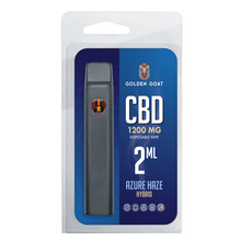 Golden Goat CBD Vape Device 1200mg – Rechargeable/Disposable – Azure Haze _CBDee