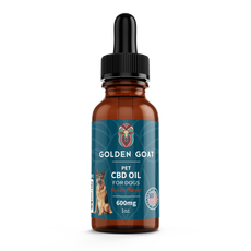 Golden Goat CBD Hemp Oil for Dogs, Bacon Flavor – 600mg_CBDee