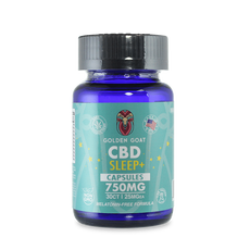 Golden Goat CBD+Sleep Capsules – Broad Spectrum – 750mg_CBDee