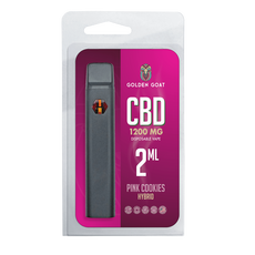 Golden Goat CBD Vape Device 1200mg – Rechargeable/Disposable – Pink Cookies_CBDee