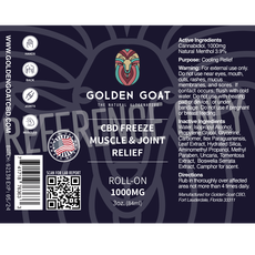 Golden Goat CBD Pain Freeze 1000mg_CBDee