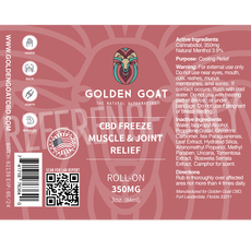 Golden Goat CBD Pain Freeze 350mg_CBDee