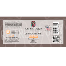 Golden Goat CBD Pet Treats – Bacon & Cheese 200mg_CBDee