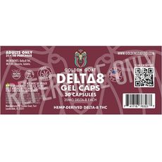 Golden Goat Delta-8 Gel Capsules – 600mg_CBDee