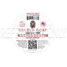 Golden Goat Delta-8 Kief Doobie Indica – 75mg_CBDee