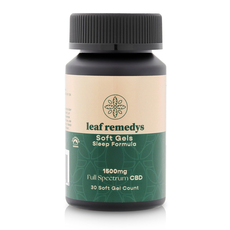 Leaf Remedys 1500mg CBD Soft Gels Sleep formula_CBDee