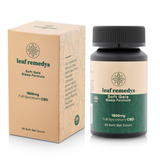 Leaf Remedys 1500mg CBD Soft Gels Sleep formula_CBDee