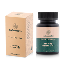 Leaf Remedys 1500mg CBD Soft Gels Focus formula_CBDee