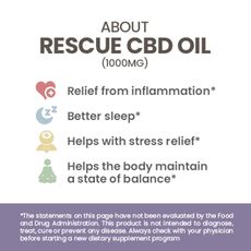 Hempure Rescue CBD Oil Drops 1000 mg_CBDee
