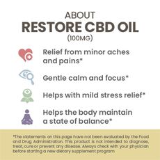 Hempure Restore CBD Oil Drops 100mg_CBDee