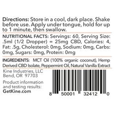 Kine Mint CBD Tincture_CBDee