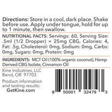 Kine Red Hot CBG Tincture_CBDee