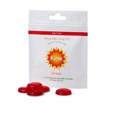 Kine Red Hot CBD Drops - 25mg CBD Lozenges_CBDee