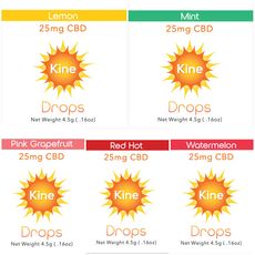 Kine Drops CBD Singles - 25mg_CBDee