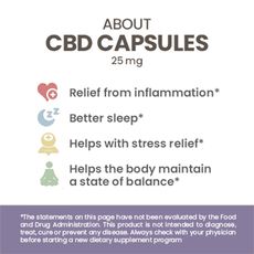 Hempure CBD Capsules 25mg_CBDee