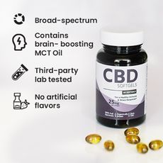 Hempure CBD Capsules 25mg_CBDee