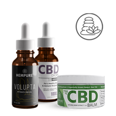 Hempure Self-Love Bundle: Drops + Balm + Intimate Oil_CBDee