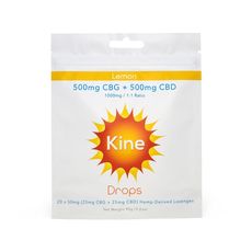 Kine Lemon CBG/CBD Drops 1:1 Ratios - 1000mg_CBDee