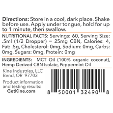 Kine Mint CBN Tincture_CBDee