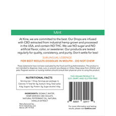 Kine Mint CBD Drops - 25mg CBD Lozenges_CBDee