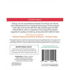 Kine Watermelon CBD Drops - 25mg CBD Lozenges_CBDee