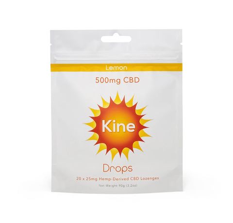 Kine Lemon CBD Drops - 25mg CBD Lozenges_CBDee
