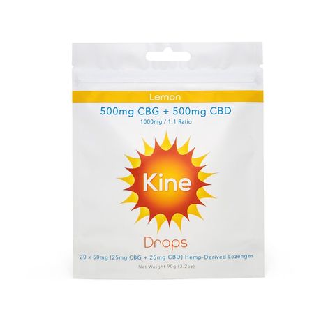 Kine Lemon CBG/CBD Drops 1:1 Ratios - 1000mg_CBDee