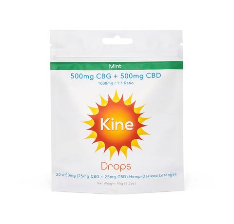 Kine Mint CBG/CBD Drops 1:1 Ratios - 1000mg_CBDee