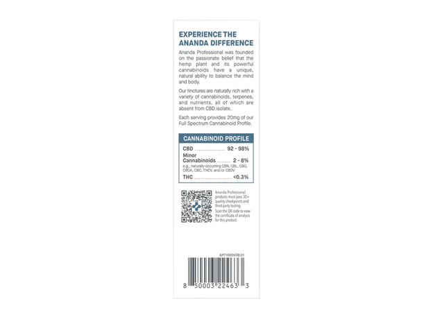 1000mg Full Spectrum Tincture - Vanilla Orange_CBDee