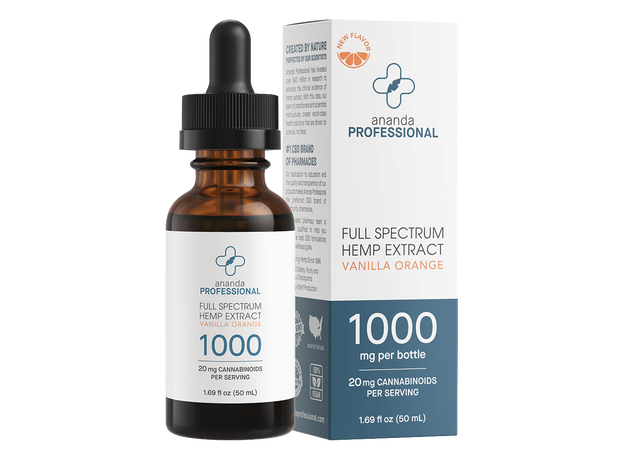 1000mg Full Spectrum Tincture - Vanilla Orange_CBDee