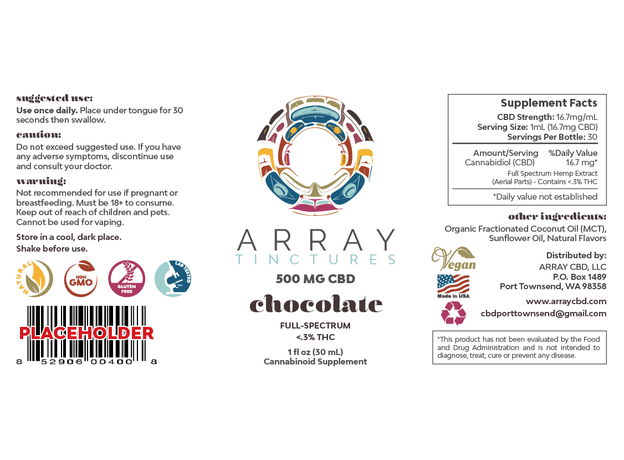 Array Chocolate Tincture_CBDee